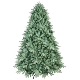 5ft Blue Spruce Christmas Tree with 592 Fire-Resistant Tips, Artificial Xmas Tree Premium Hinged, Foldable Base Christmas Decor for Holiday Home Party