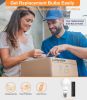 Dimmable Floor Standing Tall Lamp, 12W Led Bulb with Lampshade, Foot Switch, Remote Custom Color Temperature Pole for Bedroom, Office