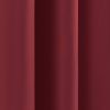 52 x 84 inch Solid Burgundy Red Thermal Blackout Curtain Panels - Set of 2