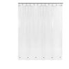 72"W x 72"H Clear PEVA Waterproof Shower Curtain Liner Magnets Bottom Hem