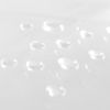 72"W x 72"H Clear PEVA Waterproof Shower Curtain Liner Magnets Bottom Hem