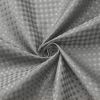 72"W x 72"H Grey Waffle Textured 3 in 1 Shower Curtain Set