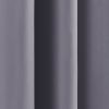 52 x 72 inch Solid Grey Thermal Blackout Curtain Panels - Set of 2