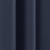 52 x 120 inch Solid Navy Blue Thermal Blackout Curtain Panels - Set of 2