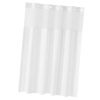 No Hook Shower Curtain, 2-in-1 Waterproof Waffle Weave Shower Curtains, 240 GSM Curtain with Snap-in Liner, See-Through Window, and Magnets