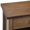 Artisan - Bedside Table - Rustic Natural Aged Brown