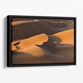 Morning Light Floating Framed Canvas (Color: Black, size: 40" x 26" / 100cm x 65cm (approx))