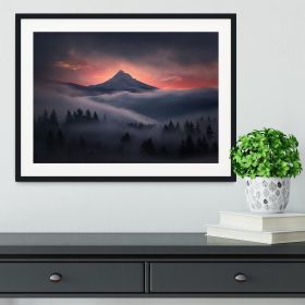 Through The Window Framed Print (Color: Natural/No White Edging, size: 36" x 24" / 90cm x 60cm (approx))