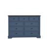 9 Drawer Dresser with Wooden Top, Tall Fabric Dresser & Chest of Drawers for Bedroom Closet Living Room