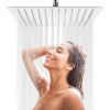 US Warehouse Stock 12 inch Square Water Saving Bathroom Top Rainfall Shower Head