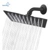 US Warehouse Stock 12 inch Square Water Saving Bathroom Top Rainfall Shower Head