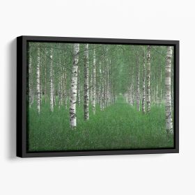 The Tunnel Floating Framed Canvas (Color: Black, size: 36" x 24" / 90cm x 60cm (approx))