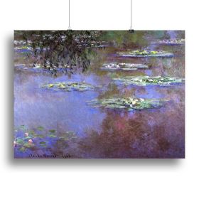 Sea roses 4 by Monet Canvas Print or Poster (Type: Standard Framed Canvas Print, size: 32" x 24" / 80cm x 60cm (approx))