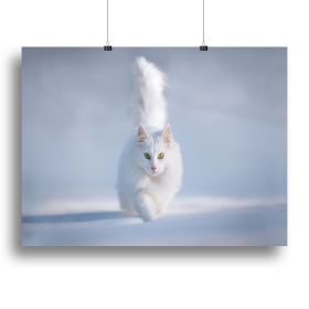 Yellow Eyes Canvas Print or Poster (Type: Standard Framed Canvas Print, size: 12" x 8" / 30cm x 20cm approx)