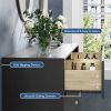 6 Drawer Dresser for Bedroom, Wood Storage Cabinet With Metal Handles, Modern Closet Of Drawers for Living Room