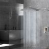 US Warehouse Stock 12 inch Square Water Saving Bathroom Top Rainfall Shower Head