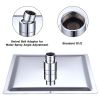 US Warehouse Stock 12 inch Square Water Saving Bathroom Top Rainfall Shower Head