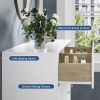 6 Drawer Dresser for Bedroom, Wood Storage Cabinet With Metal Handles, Modern Closet Of Drawers for Living Room
